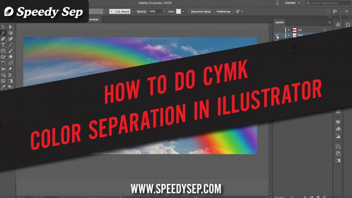 How To Separate CMYK 4 color Process For Screen Printing (Video Guide)