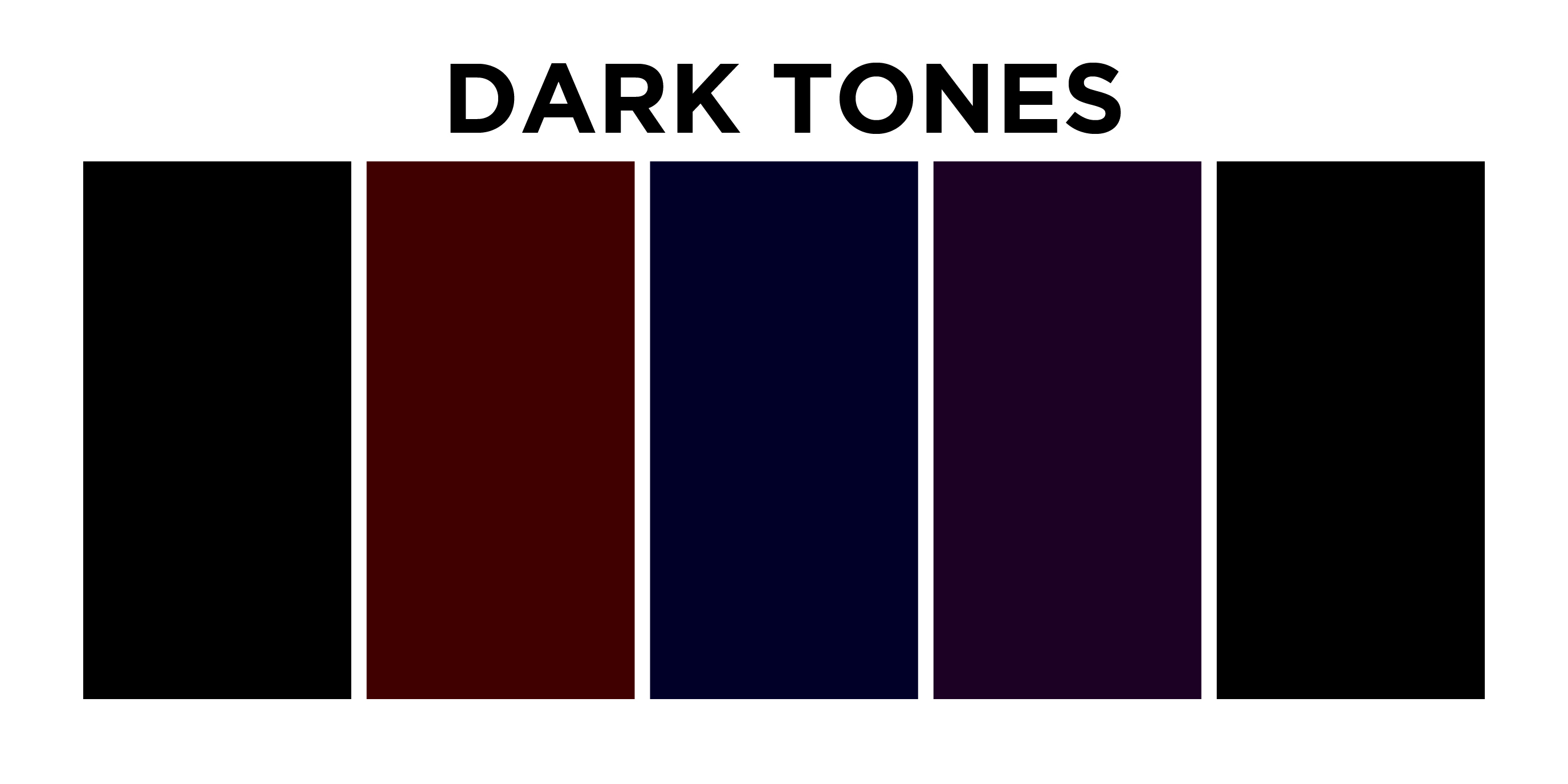 Dark on sale color schemes